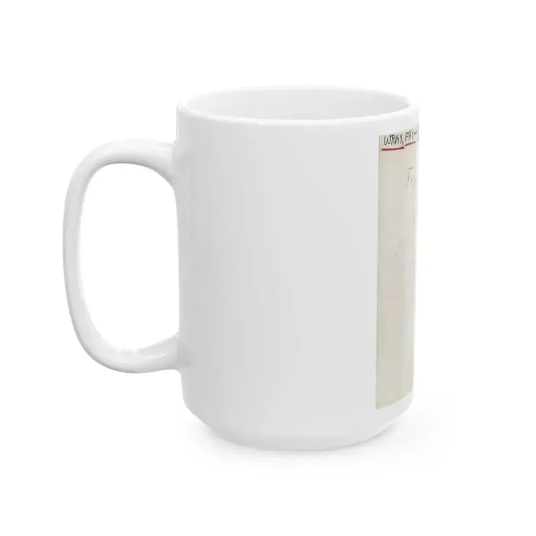 Fay Wray #192 (Vintage Female Icon) White Coffee Mug - Go Mug Yourself