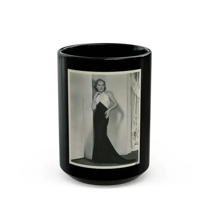 Fay Wray #193 (Vintage Female Icon) Black Coffee Mug 15oz - Go Mug Yourself