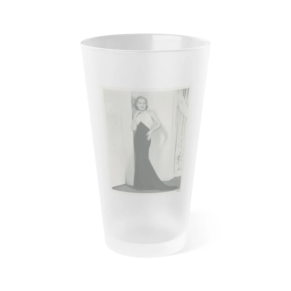 Fay Wray #193 (Vintage Female Icon) Frosted Pint Glass 16oz-16oz-Frosted-Go Mug Yourself