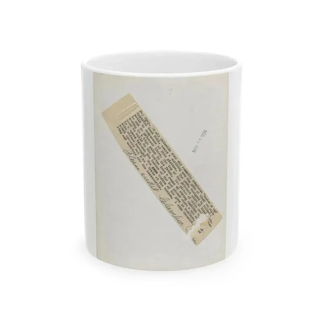 Fay Wray #194 (Vintage Female Icon) White Coffee Mug 11oz - Go Mug Yourself