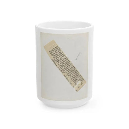 Fay Wray #194 (Vintage Female Icon) White Coffee Mug 15oz - Go Mug Yourself