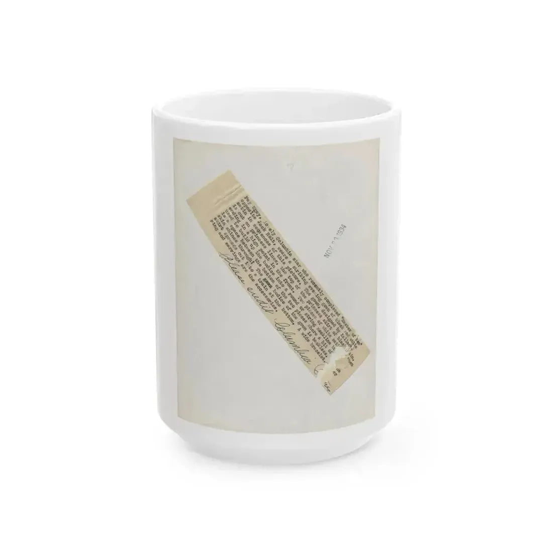 Fay Wray #194 (Vintage Female Icon) White Coffee Mug 15oz - Go Mug Yourself