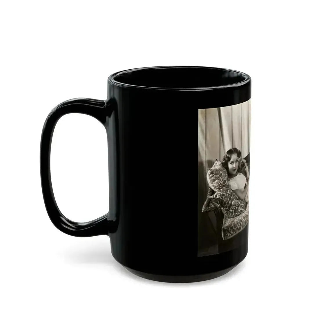 Fay Wray #195 (Vintage Female Icon) Black Coffee Mug - Go Mug Yourself