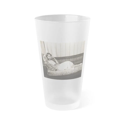 Fay Wray #195 (Vintage Female Icon) Frosted Pint Glass 16oz-16oz-Frosted-Go Mug Yourself