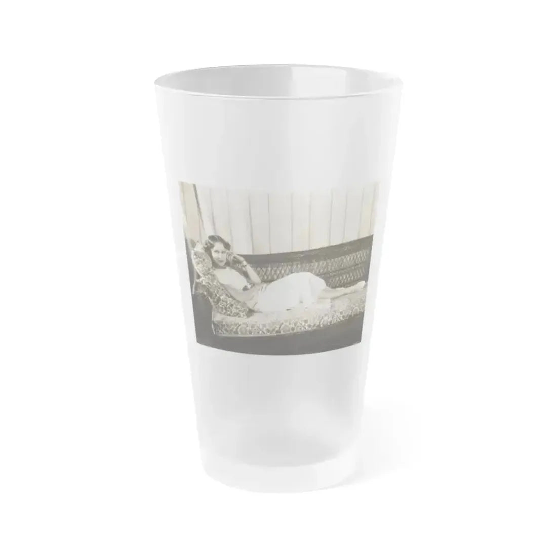 Fay Wray #195 (Vintage Female Icon) Frosted Pint Glass 16oz 16oz Frosted - Go Mug Yourself