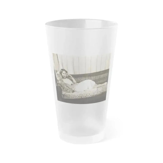 Fay Wray #195 (Vintage Female Icon) Frosted Pint Glass 16oz 16oz Frosted - Go Mug Yourself