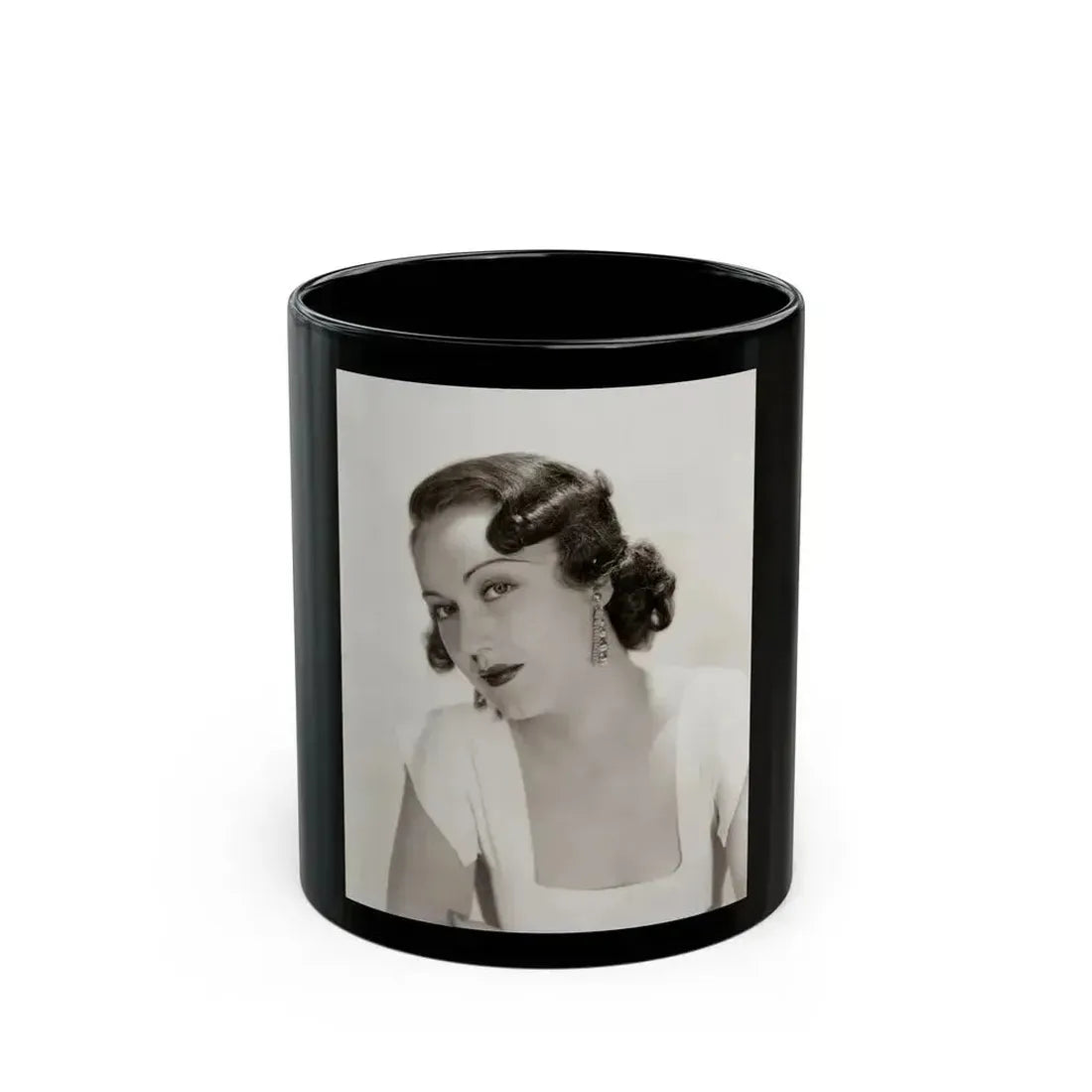 Fay Wray #199 (Vintage Female Icon) Black Coffee Mug 11oz - Go Mug Yourself