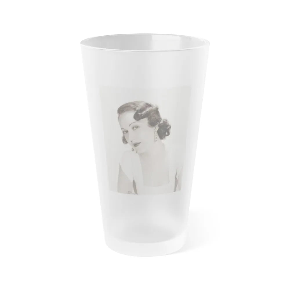 Fay Wray #199 (Vintage Female Icon) Frosted Pint Glass 16oz-16oz-Frosted-Go Mug Yourself