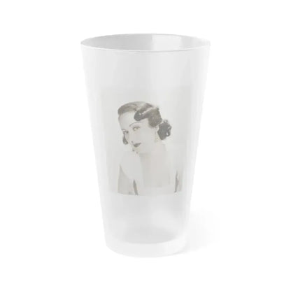Fay Wray #199 (Vintage Female Icon) Frosted Pint Glass 16oz 16oz Frosted - Go Mug Yourself