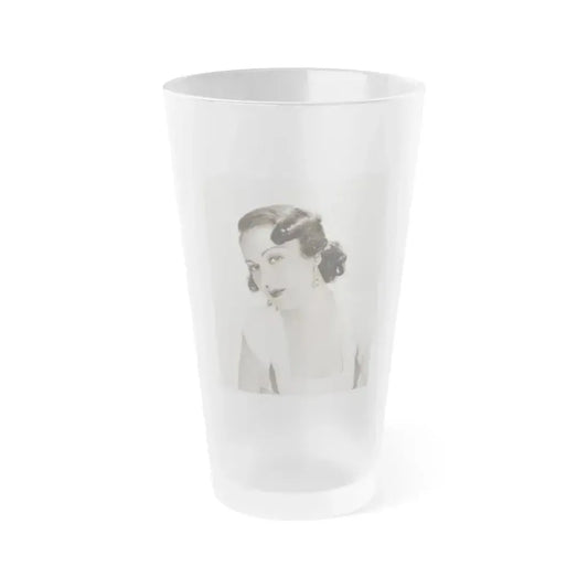 Fay Wray #199 (Vintage Female Icon) Frosted Pint Glass 16oz 16oz Frosted - Go Mug Yourself