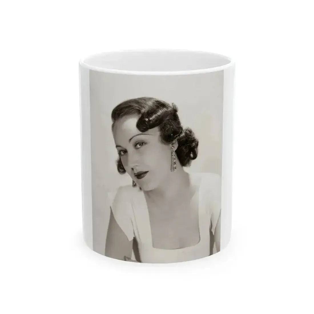 Fay Wray #199 (Vintage Female Icon) White Coffee Mug 11oz - Go Mug Yourself