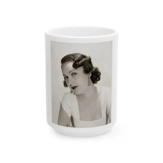 Fay Wray #199 (Vintage Female Icon) White Coffee Mug 15oz - Go Mug Yourself