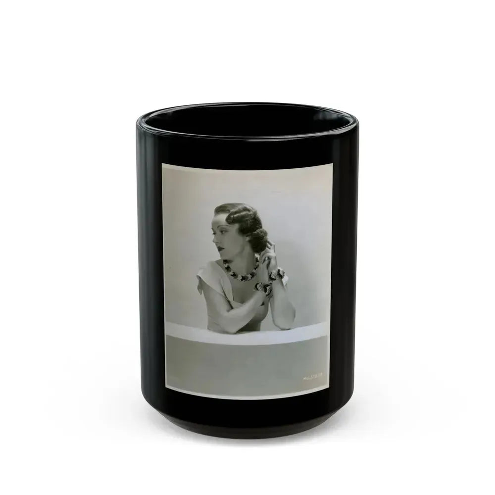 Fay Wray #203 (Vintage Female Icon) Black Coffee Mug 15oz - Go Mug Yourself