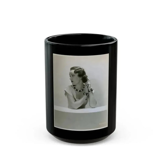 Fay Wray #203 (Vintage Female Icon) Black Coffee Mug 15oz - Go Mug Yourself