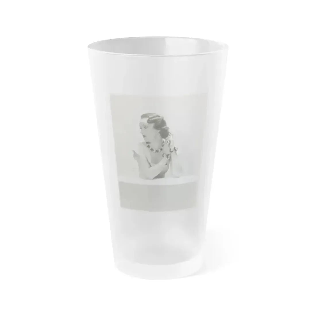Fay Wray #203 (Vintage Female Icon) Frosted Pint Glass 16oz 16oz Frosted - Go Mug Yourself