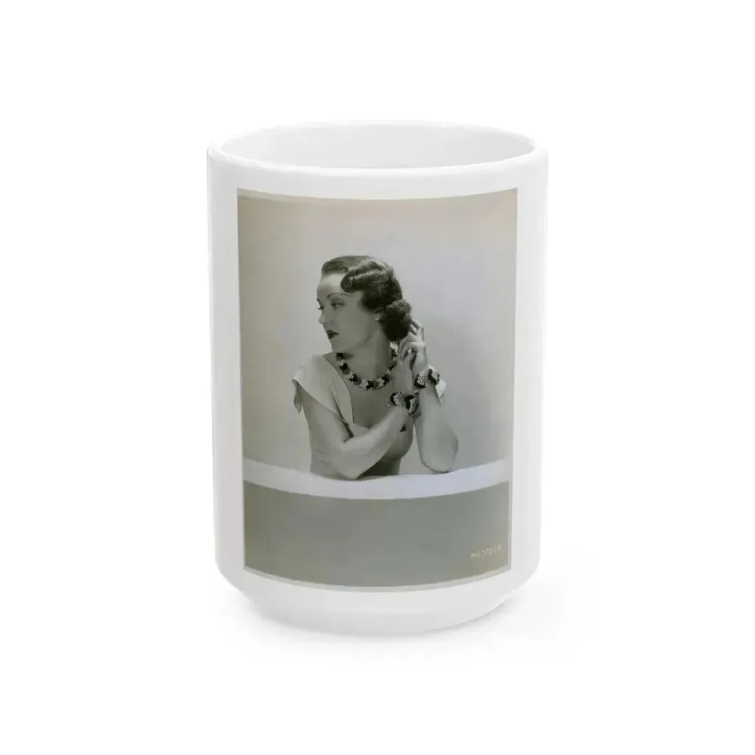 Fay Wray #203 (Vintage Female Icon) White Coffee Mug 15oz - Go Mug Yourself