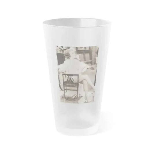 Fay Wray #204 1 (Vintage Female Icon) Frosted Pint Glass 16oz 16oz Frosted - Go Mug Yourself