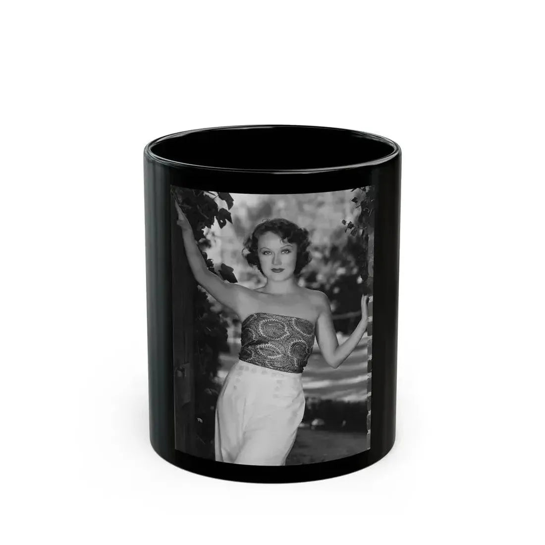 Fay Wray #206 (Vintage Female Icon) Black Coffee Mug 11oz - Go Mug Yourself