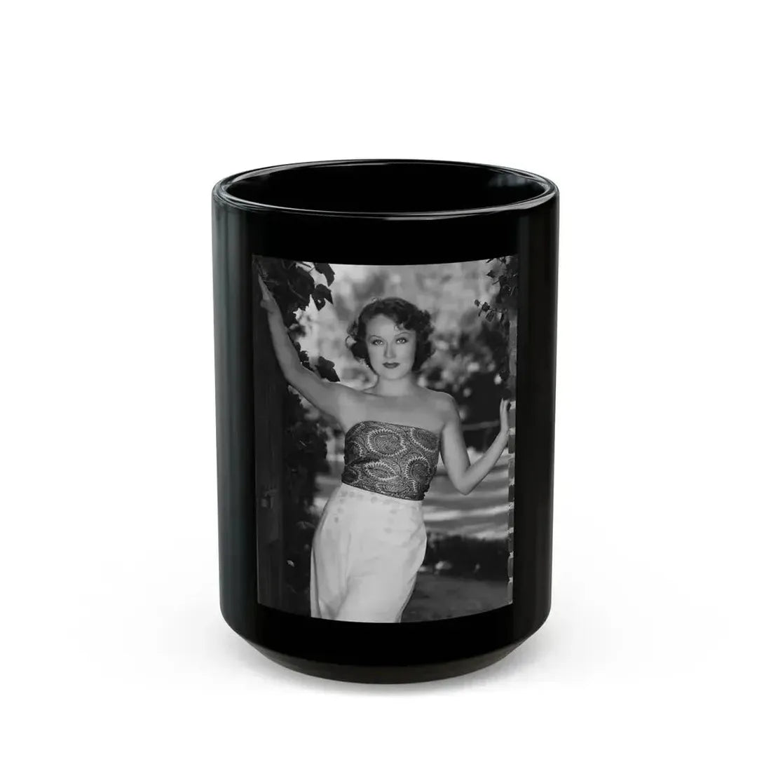 Fay Wray #206 (Vintage Female Icon) Black Coffee Mug 15oz - Go Mug Yourself