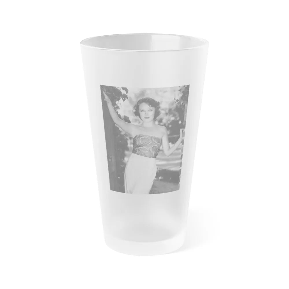 Fay Wray #206 (Vintage Female Icon) Frosted Pint Glass 16oz-16oz-Frosted-Go Mug Yourself