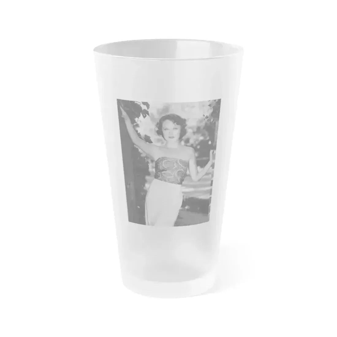 Fay Wray #206 (Vintage Female Icon) Frosted Pint Glass 16oz 16oz Frosted - Go Mug Yourself