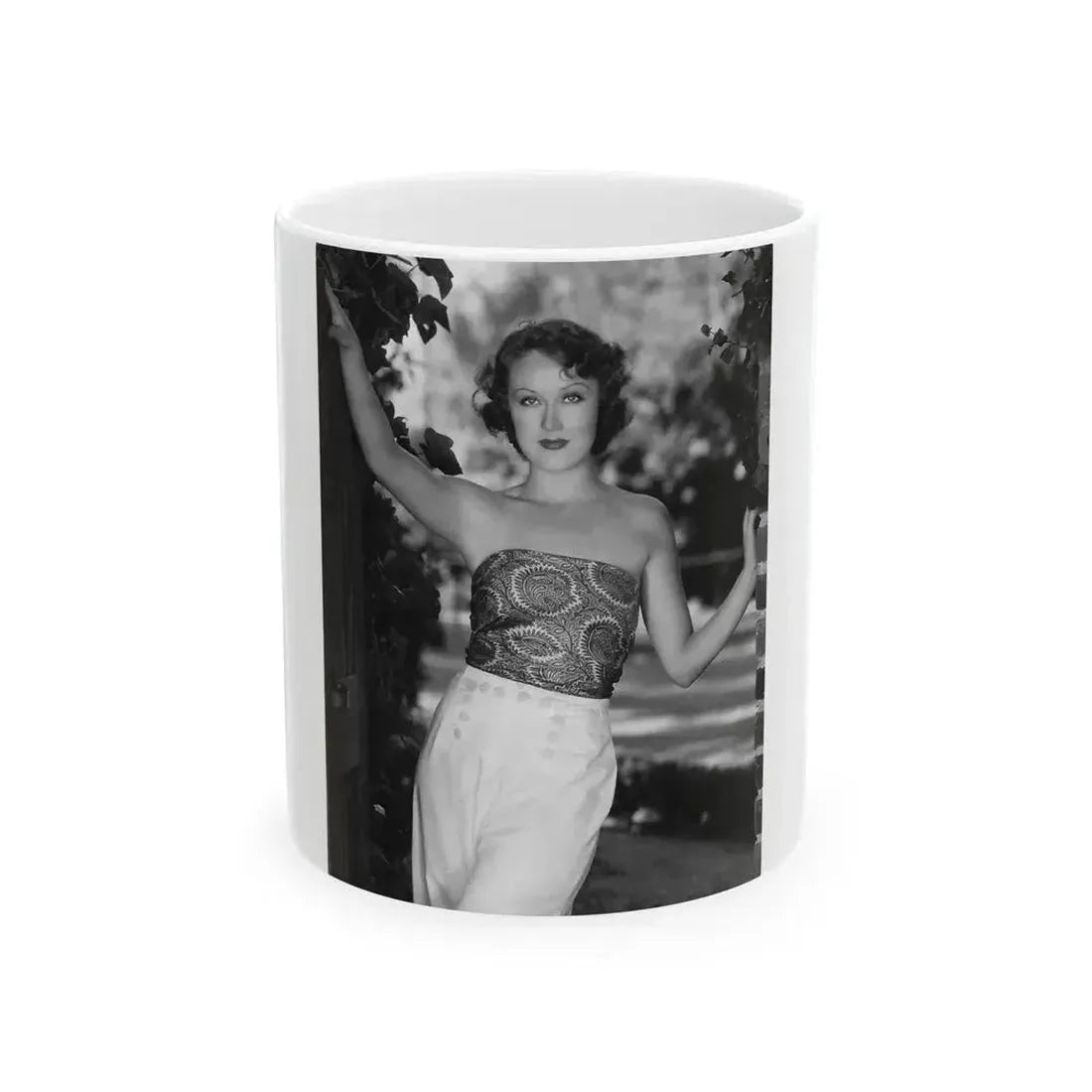 Fay Wray #206 (Vintage Female Icon) White Coffee Mug 11oz - Go Mug Yourself
