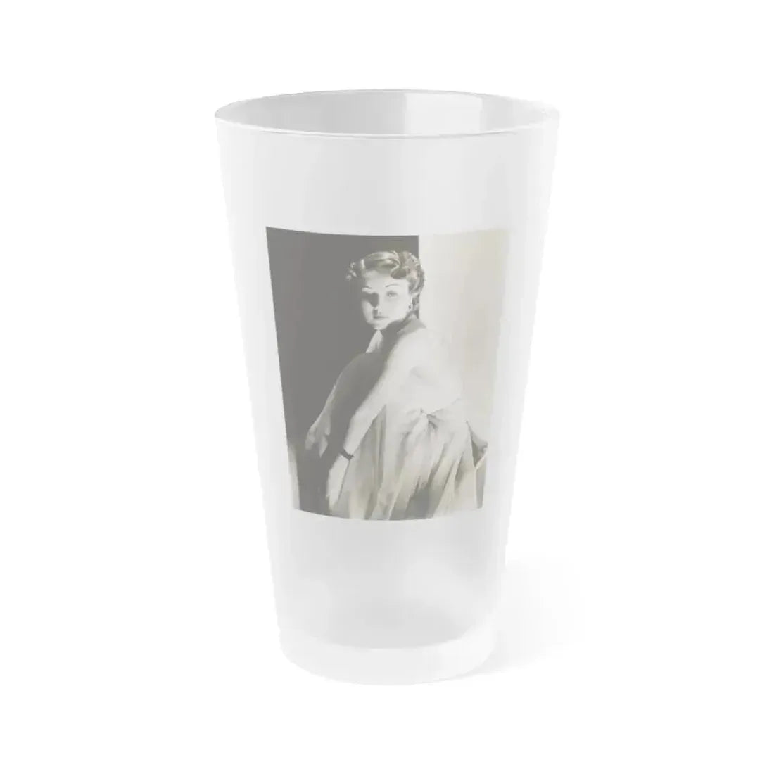 Fay Wray #208 (Vintage Female Icon) Frosted Pint Glass 16oz 16oz Frosted - Go Mug Yourself