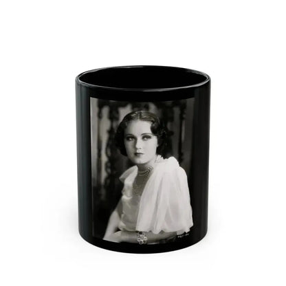 Fay Wray #209 (Vintage Female Icon) Black Coffee Mug 11oz - Go Mug Yourself