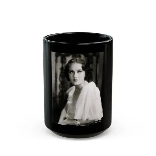 Fay Wray #209 (Vintage Female Icon) Black Coffee Mug 15oz - Go Mug Yourself