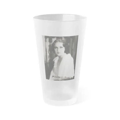 Fay Wray #209 (Vintage Female Icon) Frosted Pint Glass 16oz 16oz Frosted - Go Mug Yourself