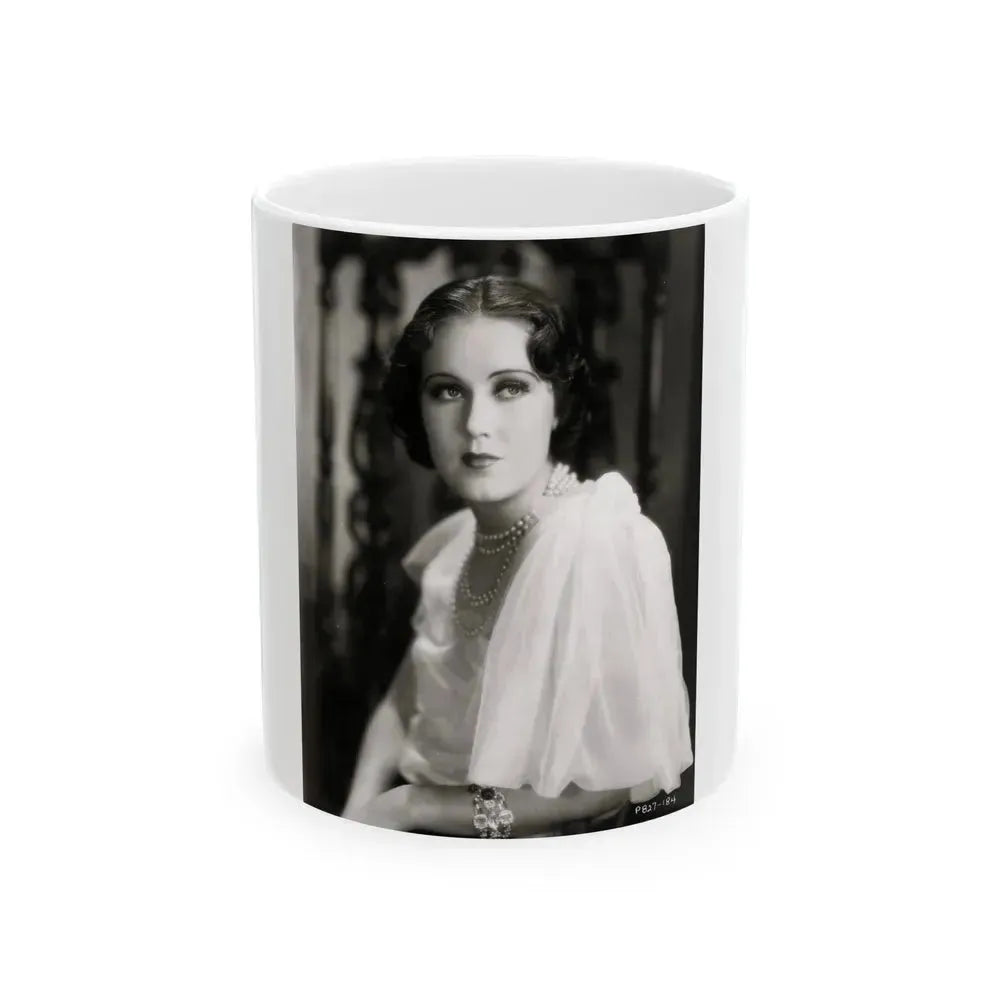 Fay Wray #209 (Vintage Female Icon) White Coffee Mug 11oz - Go Mug Yourself