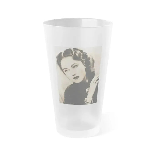 Fay Wray #211 (Vintage Female Icon) Frosted Pint Glass 16oz 16oz Frosted - Go Mug Yourself