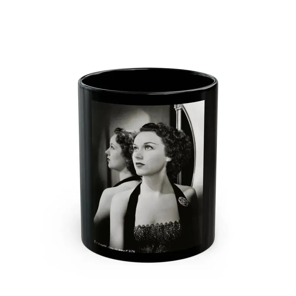 Fay Wray #212 (Vintage Female Icon) Black Coffee Mug 11oz - Go Mug Yourself
