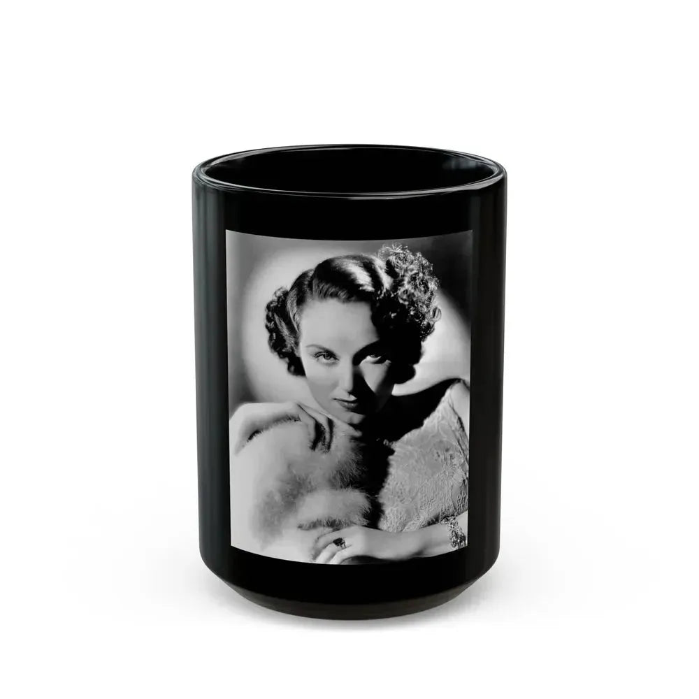 Fay Wray #213 (Vintage Female Icon) Black Coffee Mug 15oz - Go Mug Yourself