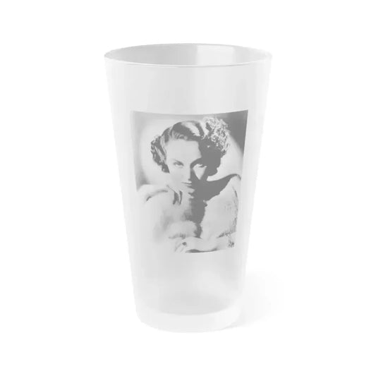 Fay Wray #213 (Vintage Female Icon) Frosted Pint Glass 16oz 16oz Frosted - Go Mug Yourself