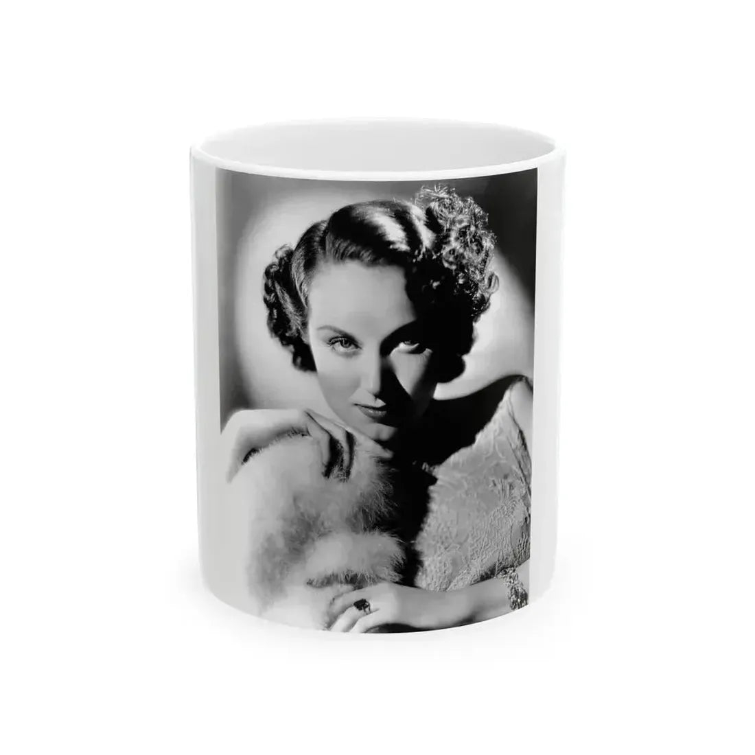Fay Wray #213 (Vintage Female Icon) White Coffee Mug 11oz - Go Mug Yourself