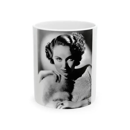 Fay Wray #213 (Vintage Female Icon) White Coffee Mug 11oz - Go Mug Yourself