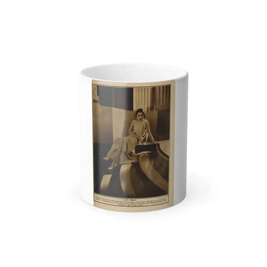 Fay Wray #215 (Vintage Female Icon) Color Changing Mug 11oz 11oz - Go Mug Yourself