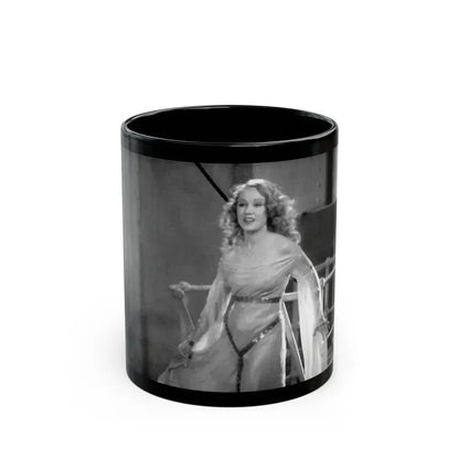 Fay Wray #25 (Vintage Female Icon) Black Coffee Mug 11oz - Go Mug Yourself