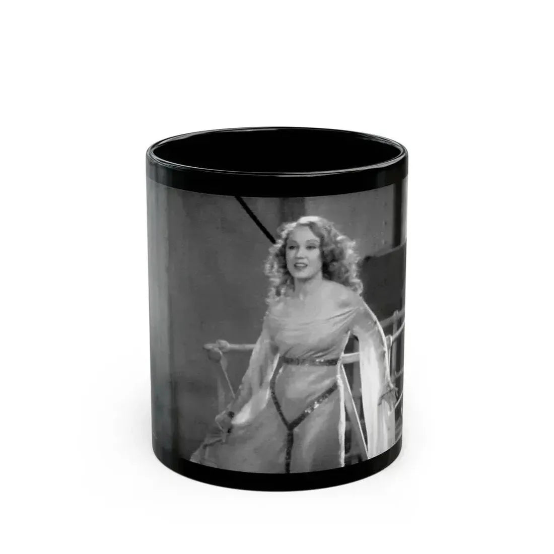 Fay Wray #25 (Vintage Female Icon) Black Coffee Mug 11oz - Go Mug Yourself