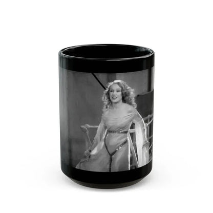 Fay Wray #25 (Vintage Female Icon) Black Coffee Mug 15oz - Go Mug Yourself