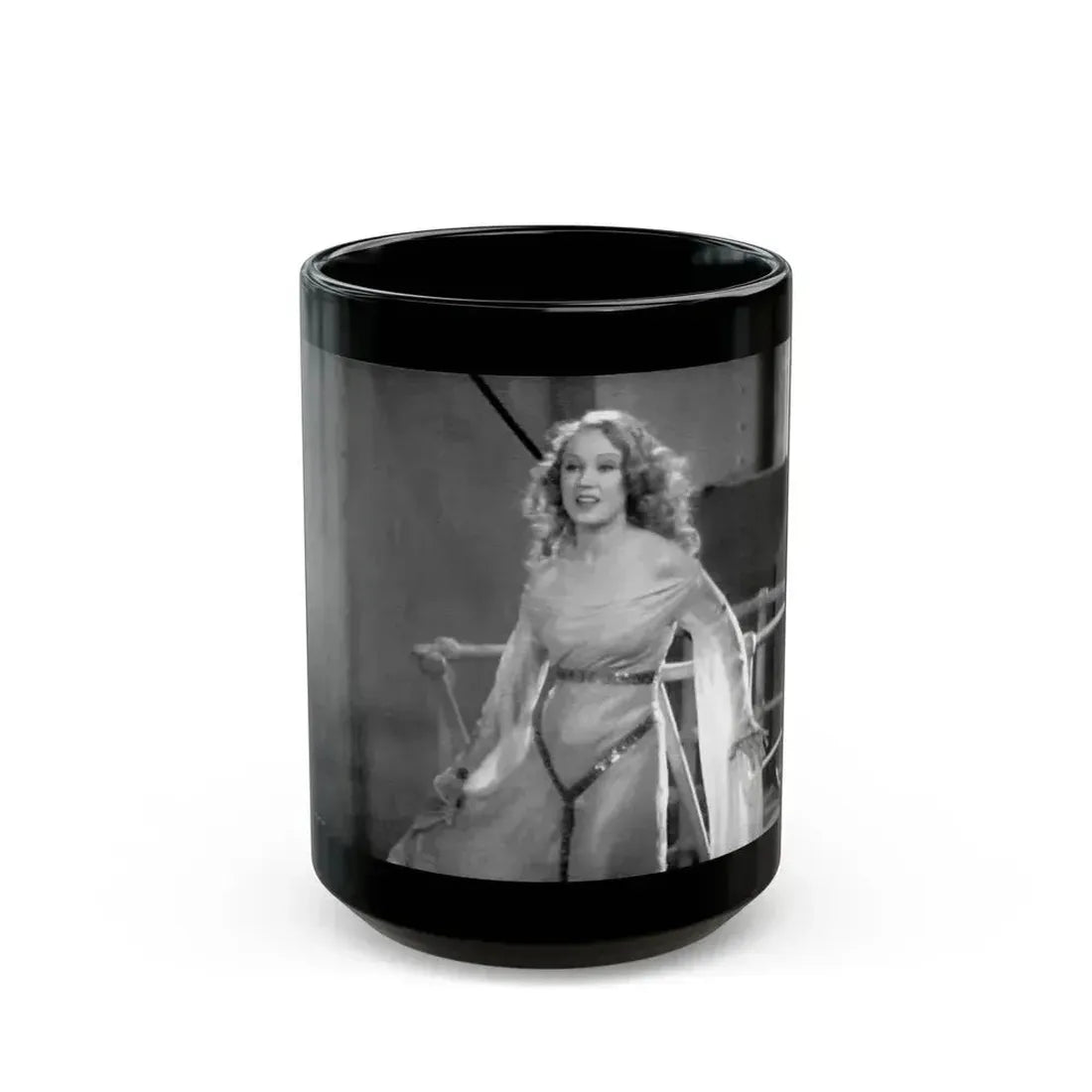 Fay Wray #25 (Vintage Female Icon) Black Coffee Mug 15oz - Go Mug Yourself