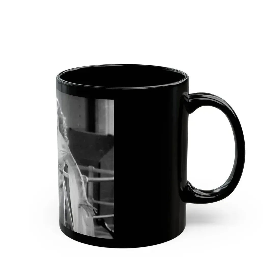 Fay Wray #25 (Vintage Female Icon) Black Coffee Mug - Go Mug Yourself