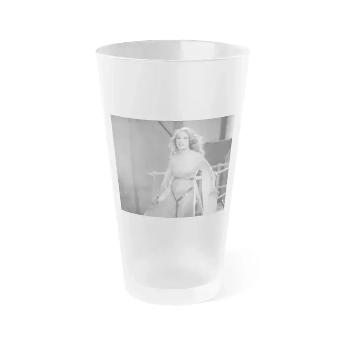 Fay Wray #25 (Vintage Female Icon) Frosted Pint Glass 16oz 16oz Frosted - Go Mug Yourself