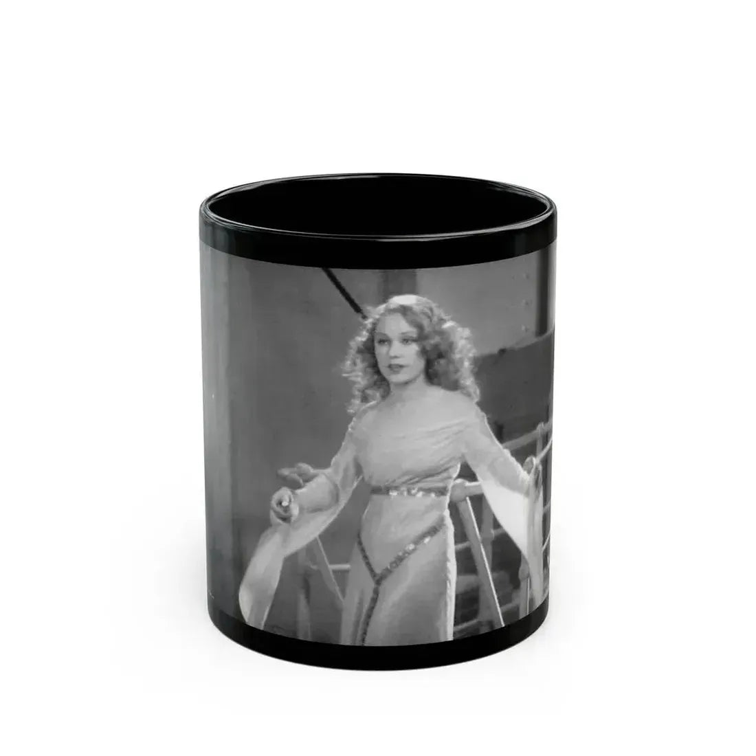 Fay Wray #26 (Vintage Female Icon) Black Coffee Mug 11oz - Go Mug Yourself