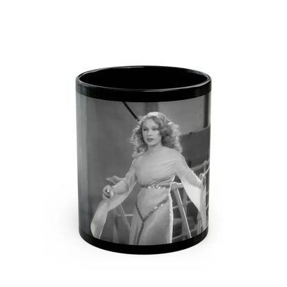 Fay Wray #26 (Vintage Female Icon) Black Coffee Mug 11oz - Go Mug Yourself