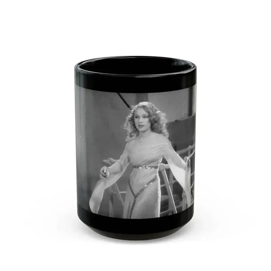 Fay Wray #26 (Vintage Female Icon) Black Coffee Mug 15oz - Go Mug Yourself
