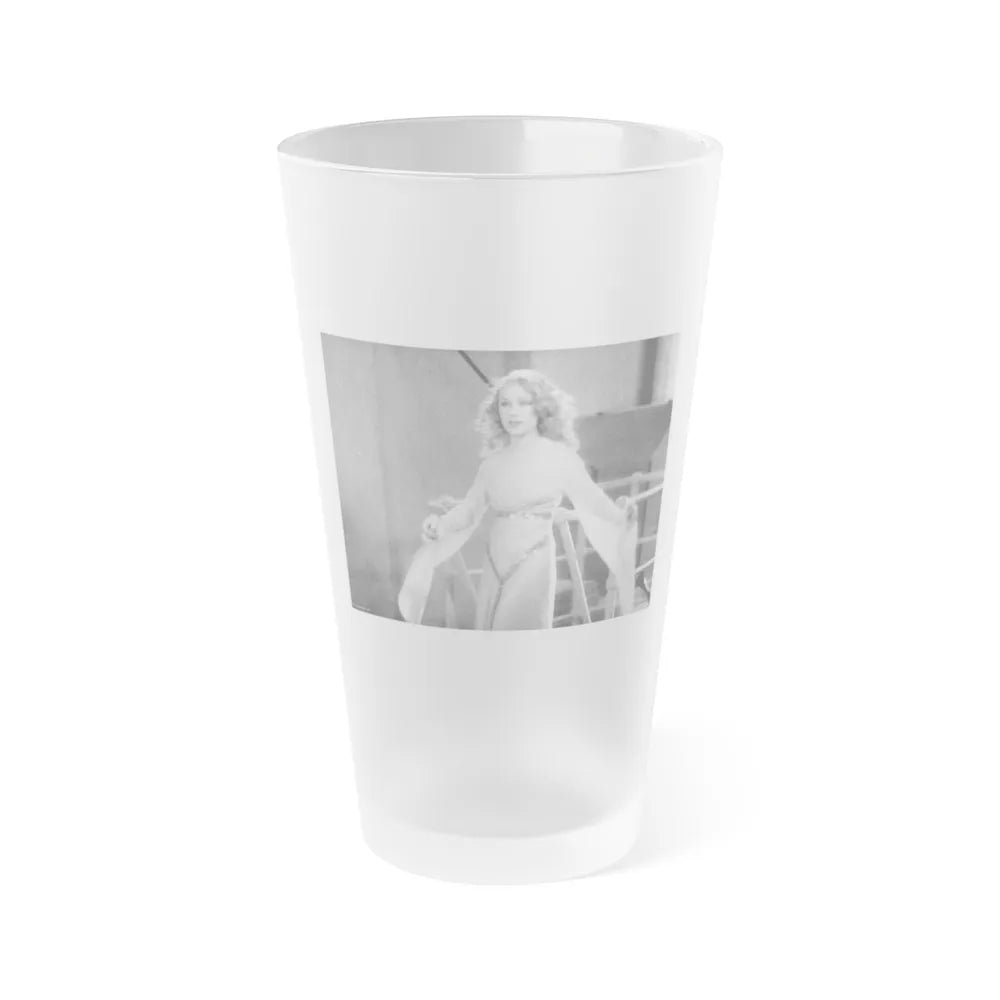 Fay Wray #26 (Vintage Female Icon) Frosted Pint Glass 16oz-16oz-Frosted-Go Mug Yourself