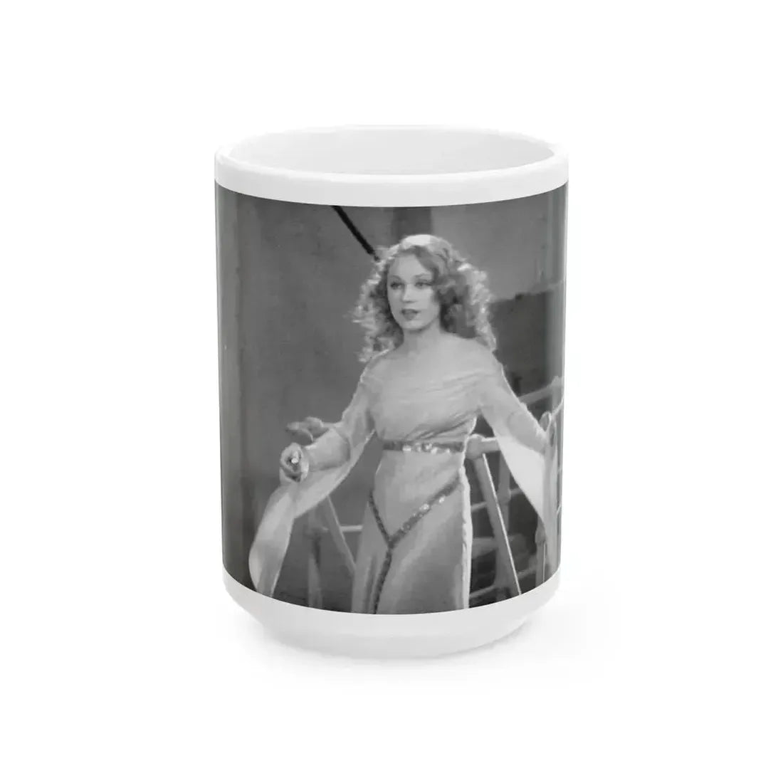 Fay Wray #26 (Vintage Female Icon) White Coffee Mug 15oz - Go Mug Yourself
