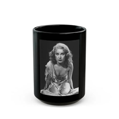 Fay Wray #34 (Vintage Female Icon) Black Coffee Mug 15oz - Go Mug Yourself
